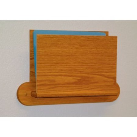 WOODEN MALLET HIPAA Compliant Oak Open Ended Chart Holder - Light Oak OCHO20-1LO